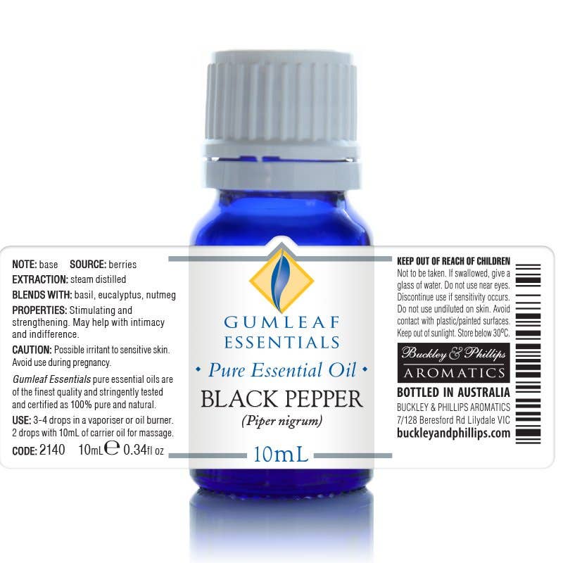 Black Pepper Essential Oil