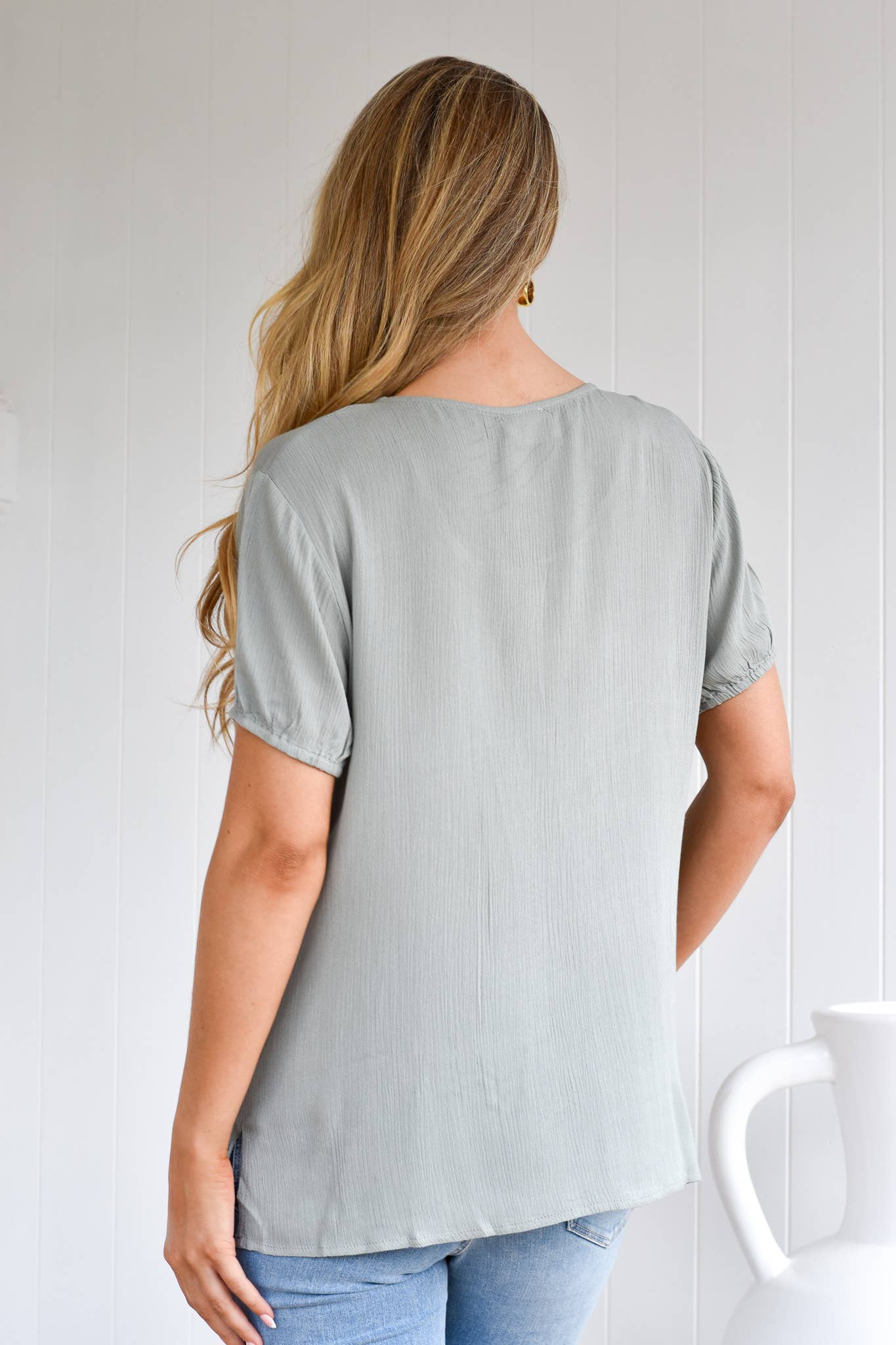 KHAKI TOP