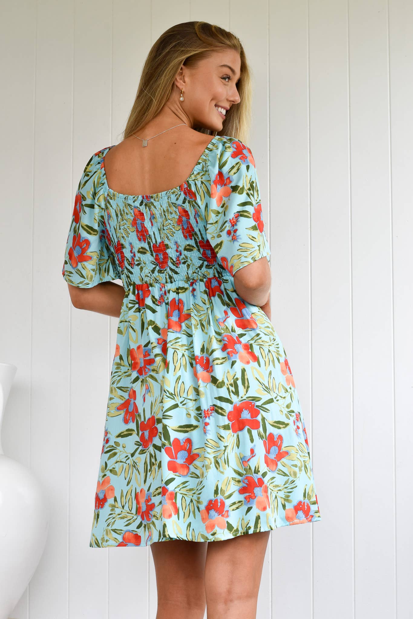 SP1053 ISLAND BLUE DRESS