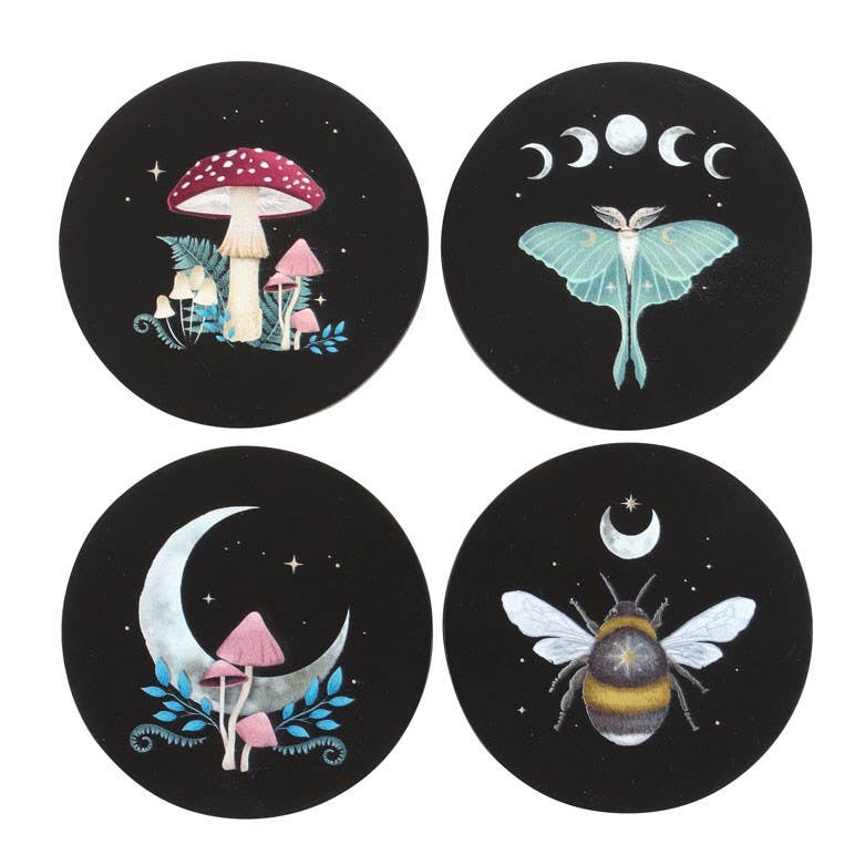 Dark Forest Mdf Coaster Set