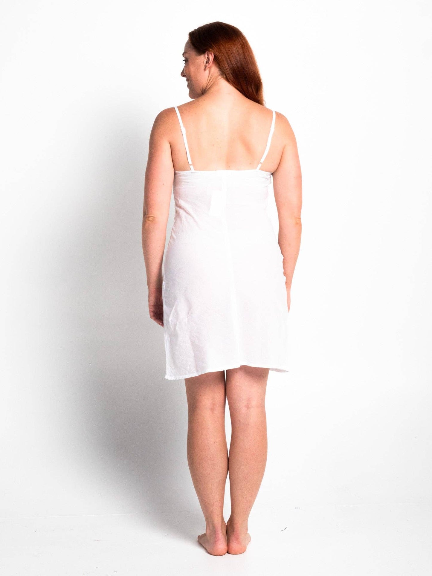 Sorrento White Cotton Dress Length Slip