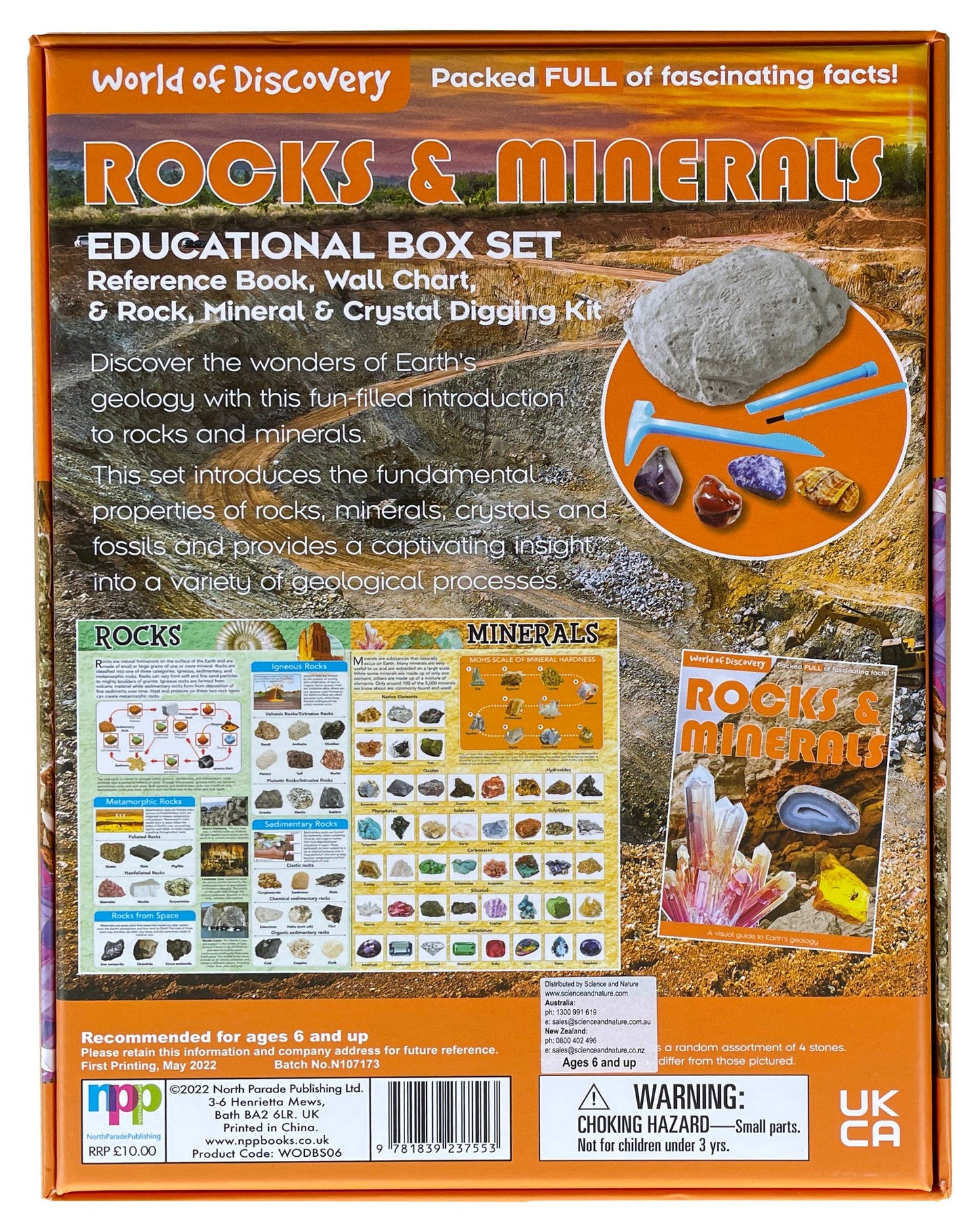 Rocks and Minerals Educational Box set