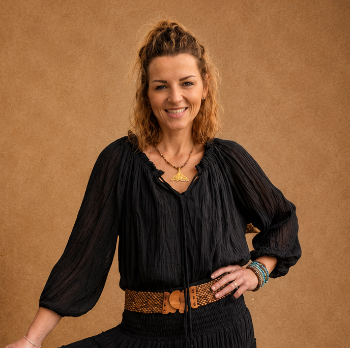 Boho Crinkle Peasant Top Black