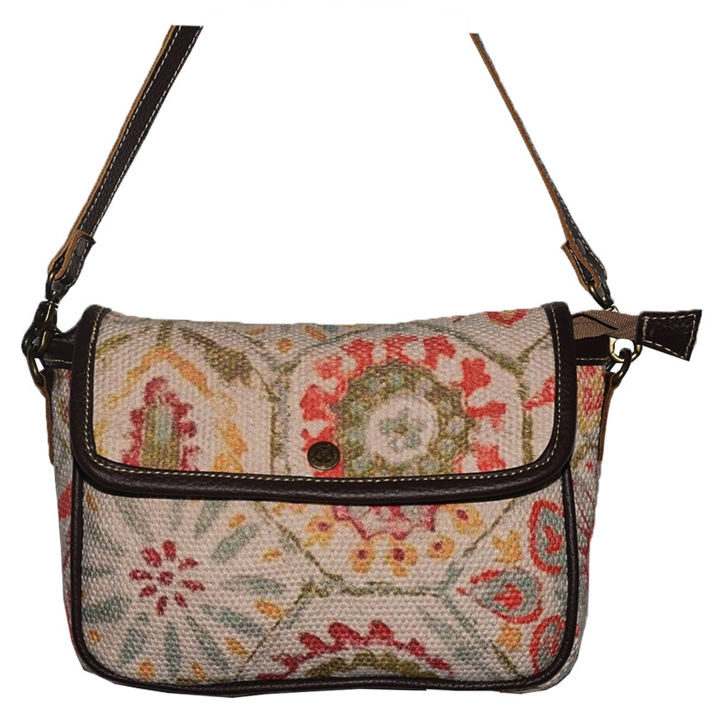 Canvas & Leather Shadow Wrislet Bag