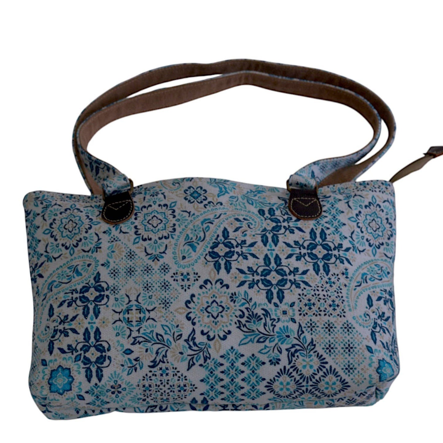 Canvas & Leather Small Shoulder Rydo Wrislet Bag