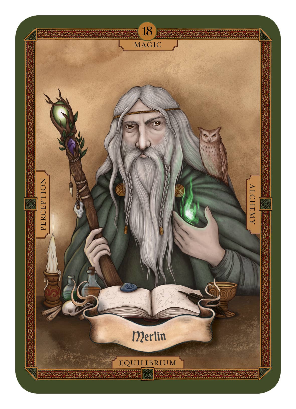 Mists of Avalon Oracle: 36 Full-Color Cards & Guidebook