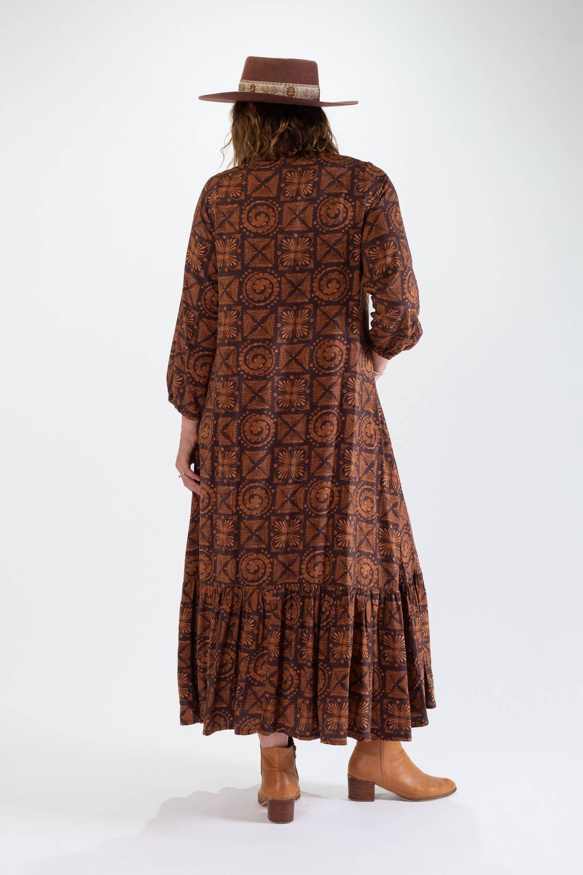 OHIO MAXI DRESS WITH FRILL