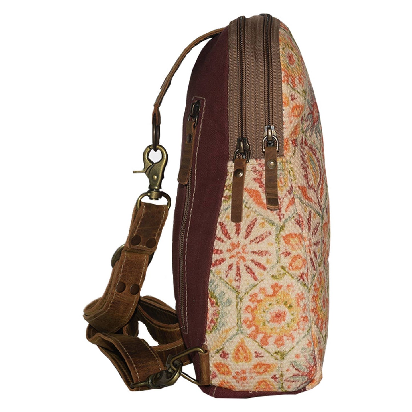 Canvas & Leather Trido Fanny Pack