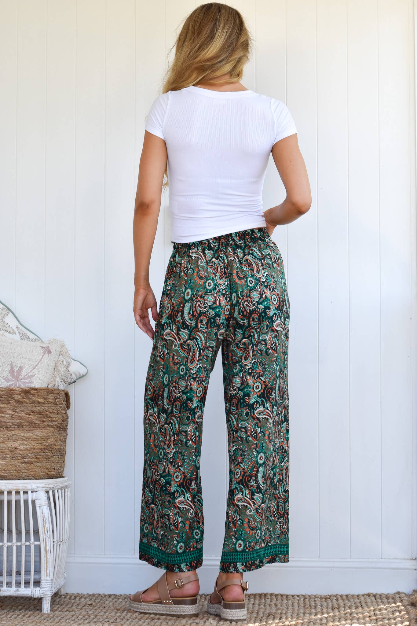 GREEN TEMPLE PANT