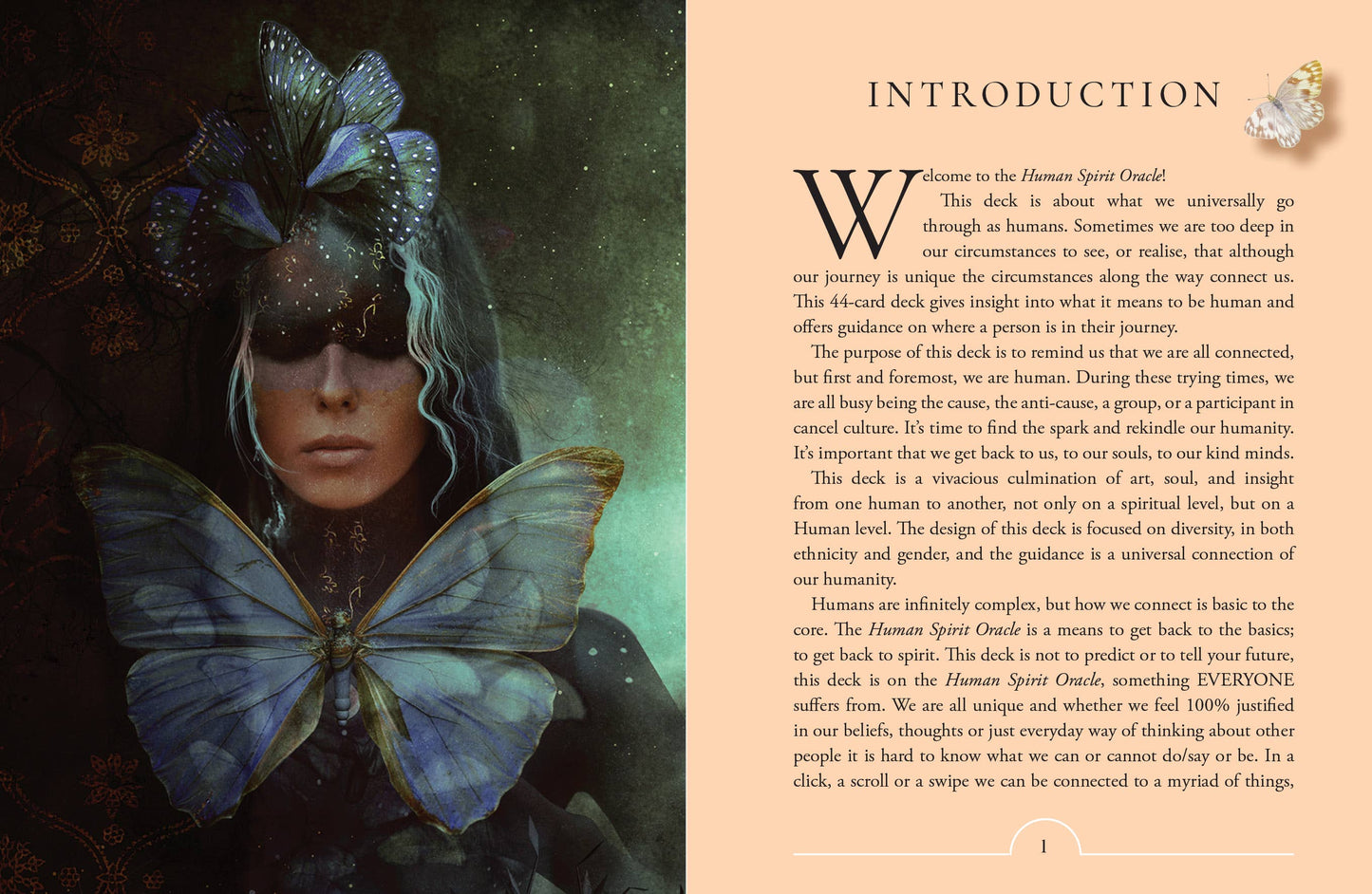 Human Spirit Oracle (44 Gilded Cards & 128 Page Guidebook)