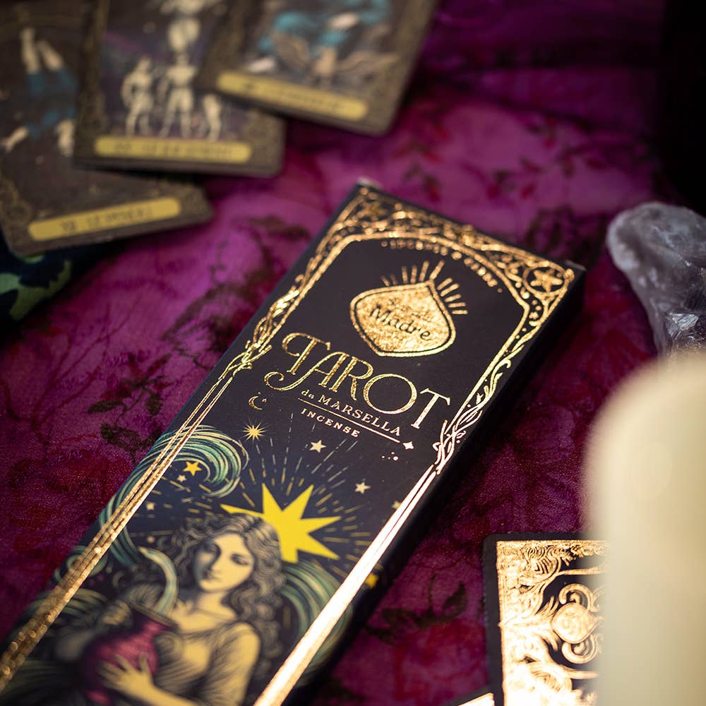 Musk Frankincense Tarot of Marselle Incense 8 Sticks Sagrada