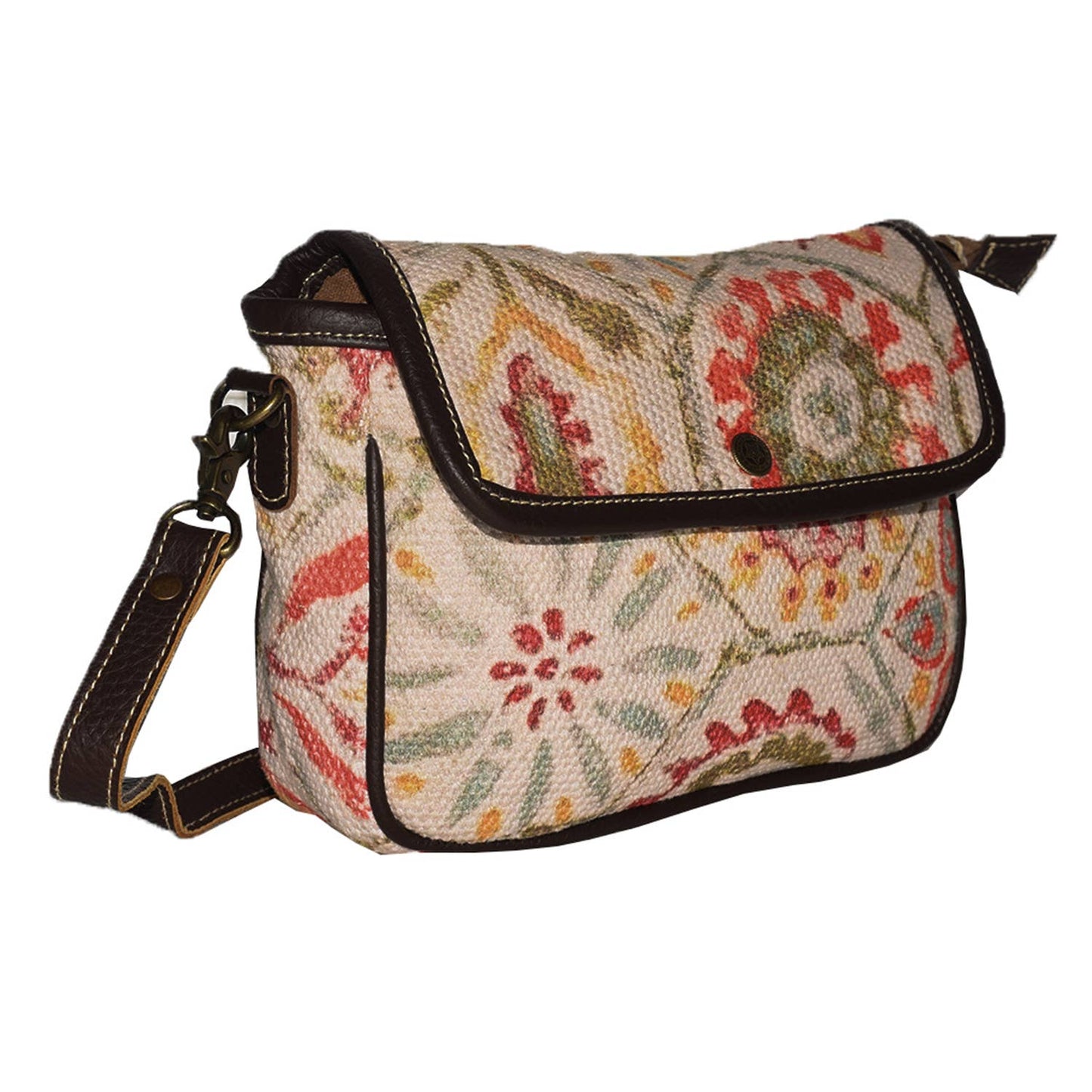 Canvas & Leather Shadow Wrislet Bag