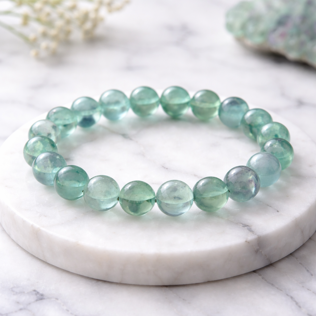 Green Fluorite Bracelet