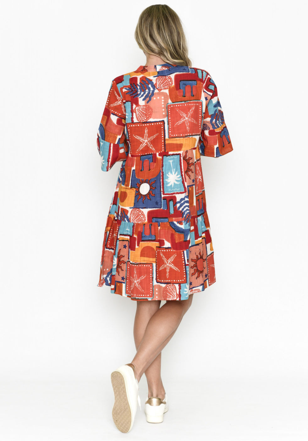 Maya dress Red Sun Sea
