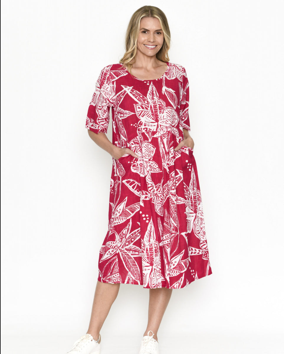 Yvonne Dress MonoTrop Pink