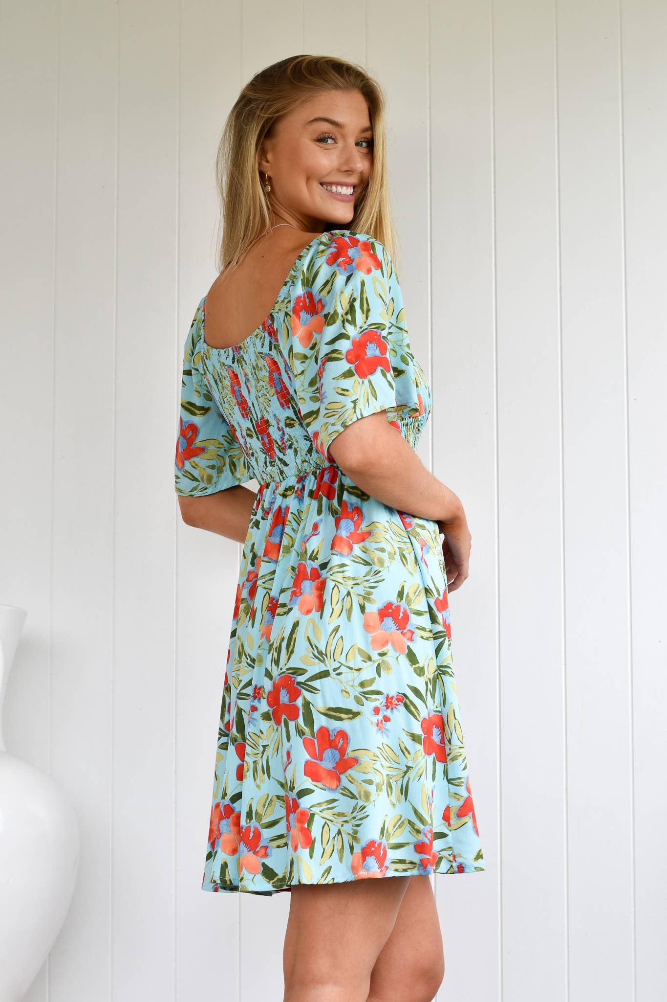 SP1053 ISLAND BLUE DRESS