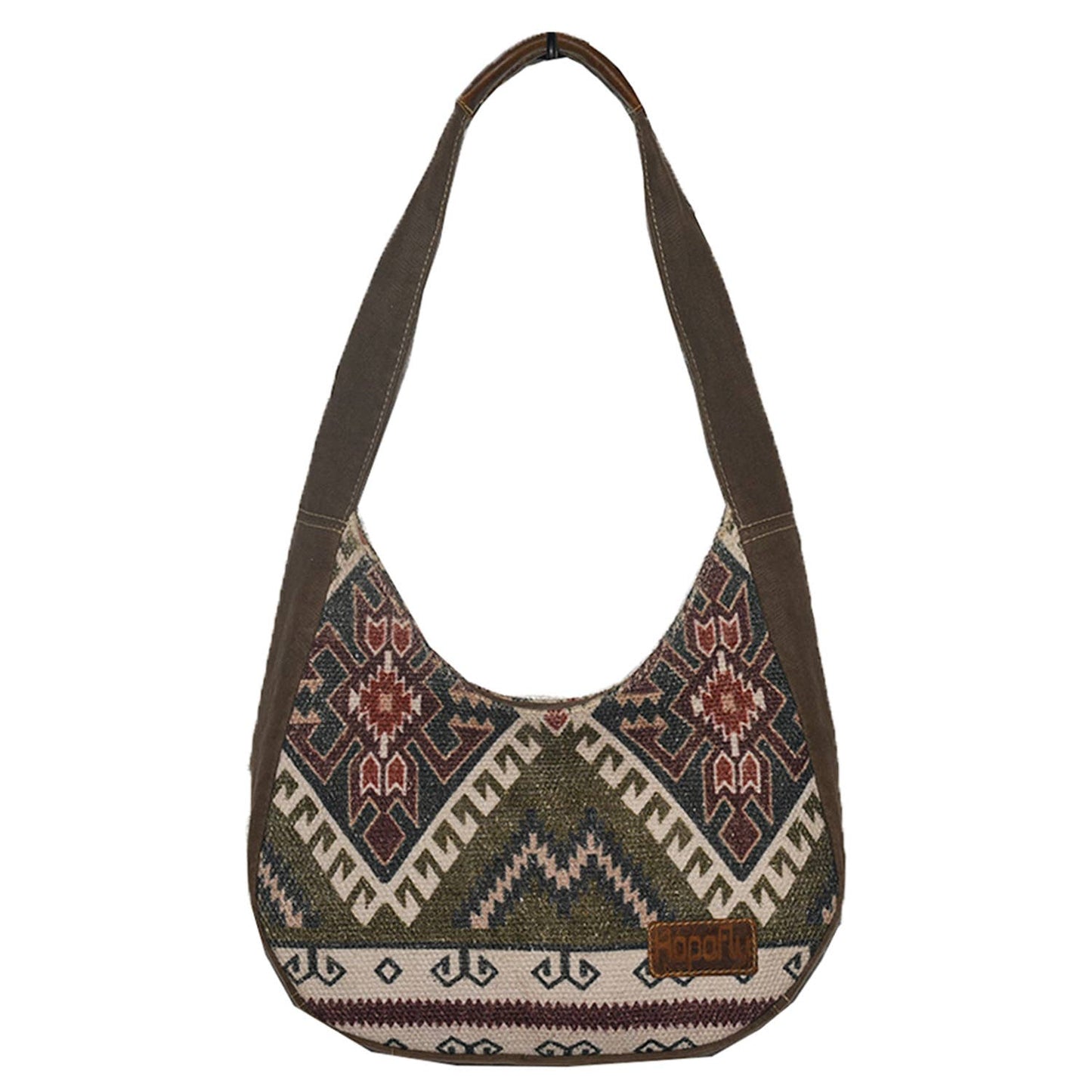 Canvas Rug & Leather Supero Shoulder Bag