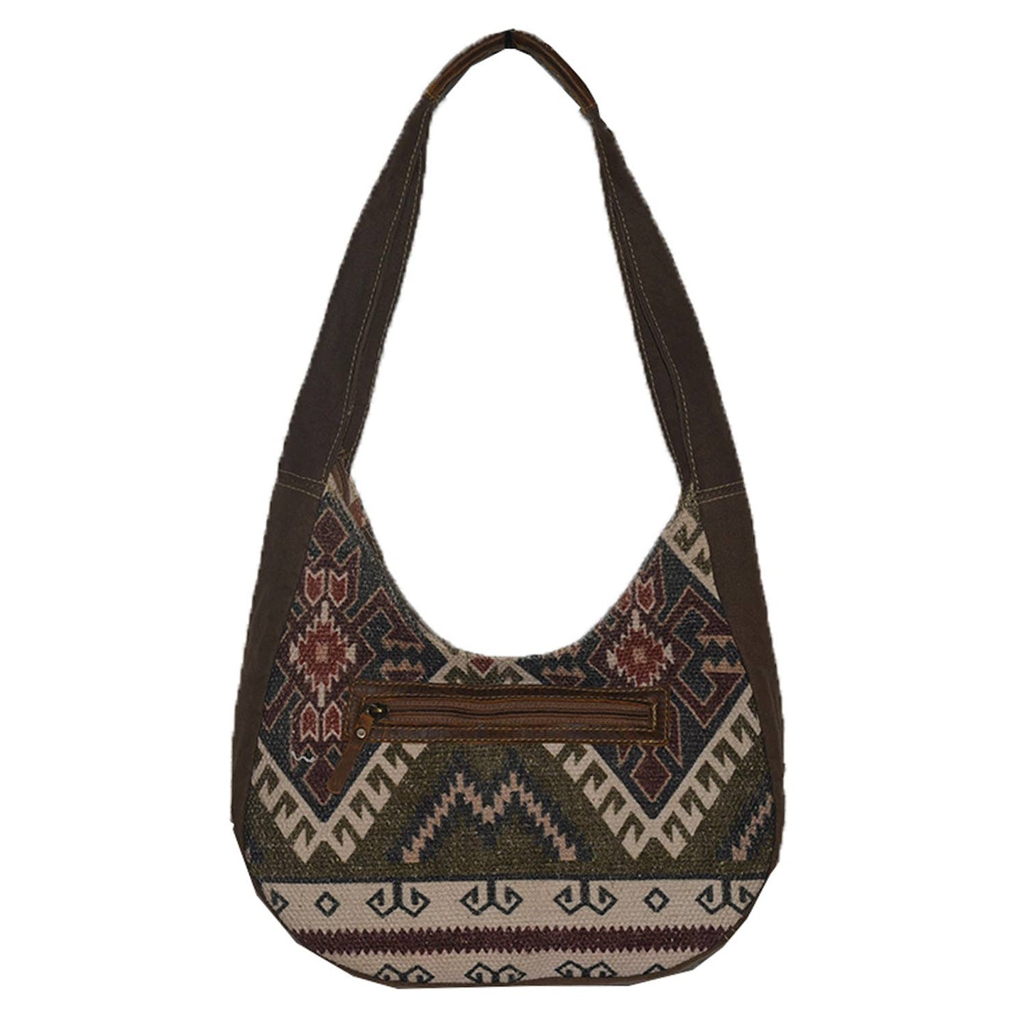 Canvas Rug & Leather Supero Shoulder Bag