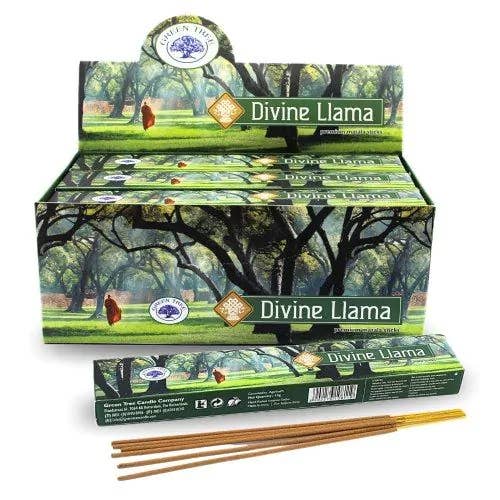 Divine Lama Incense 15gms Sticks Green Tree