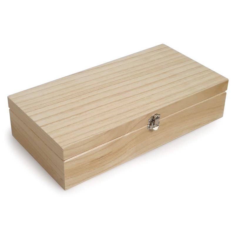 Wooden Oil Storage Box - 50 Compartment