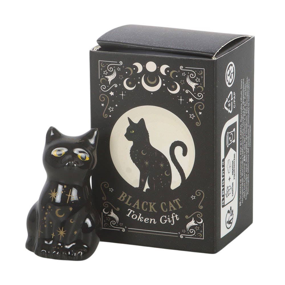 Black Cat Token Gifts Set of 24 in Display