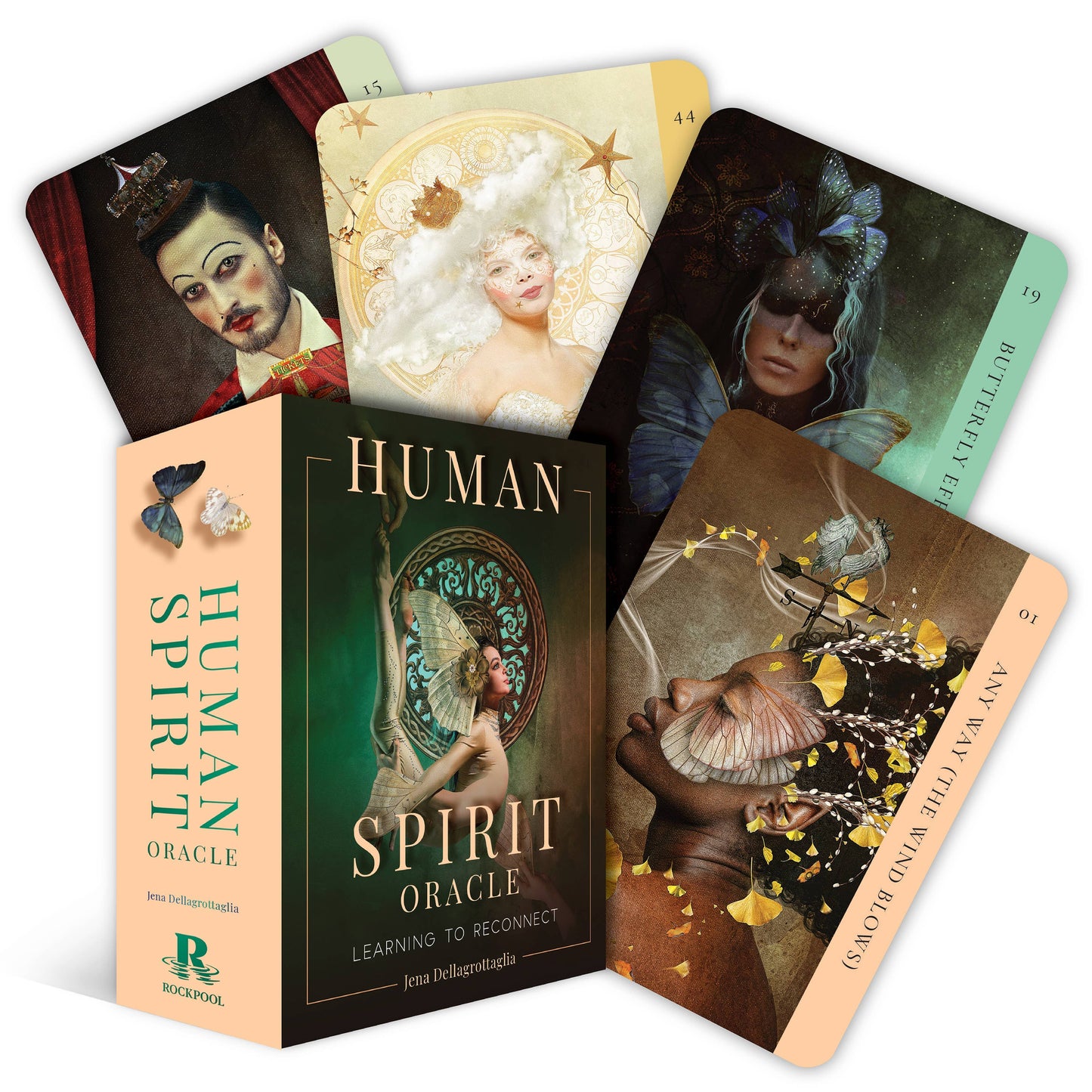 Human Spirit Oracle (44 Gilded Cards & 128 Page Guidebook)