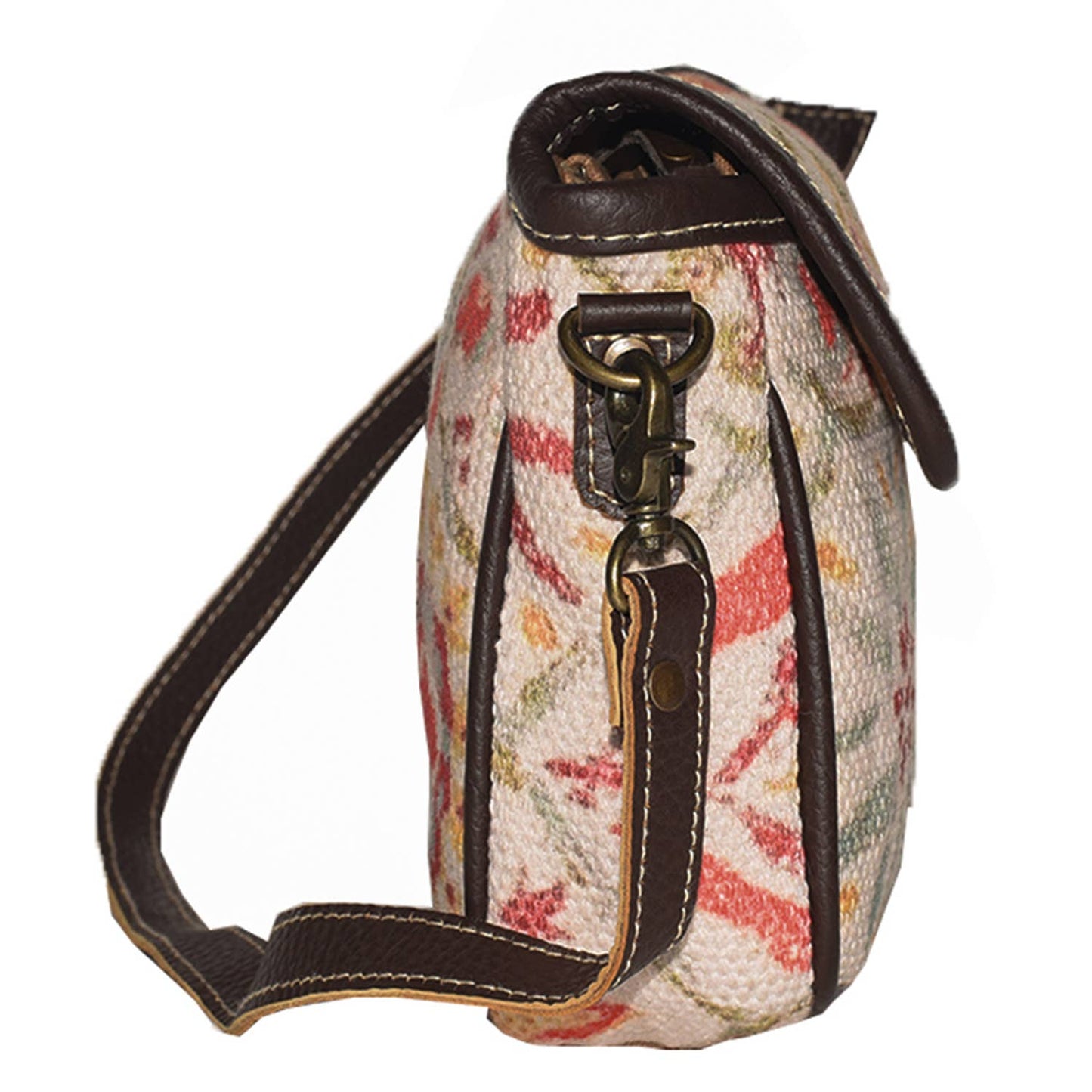 Canvas & Leather Shadow Wrislet Bag