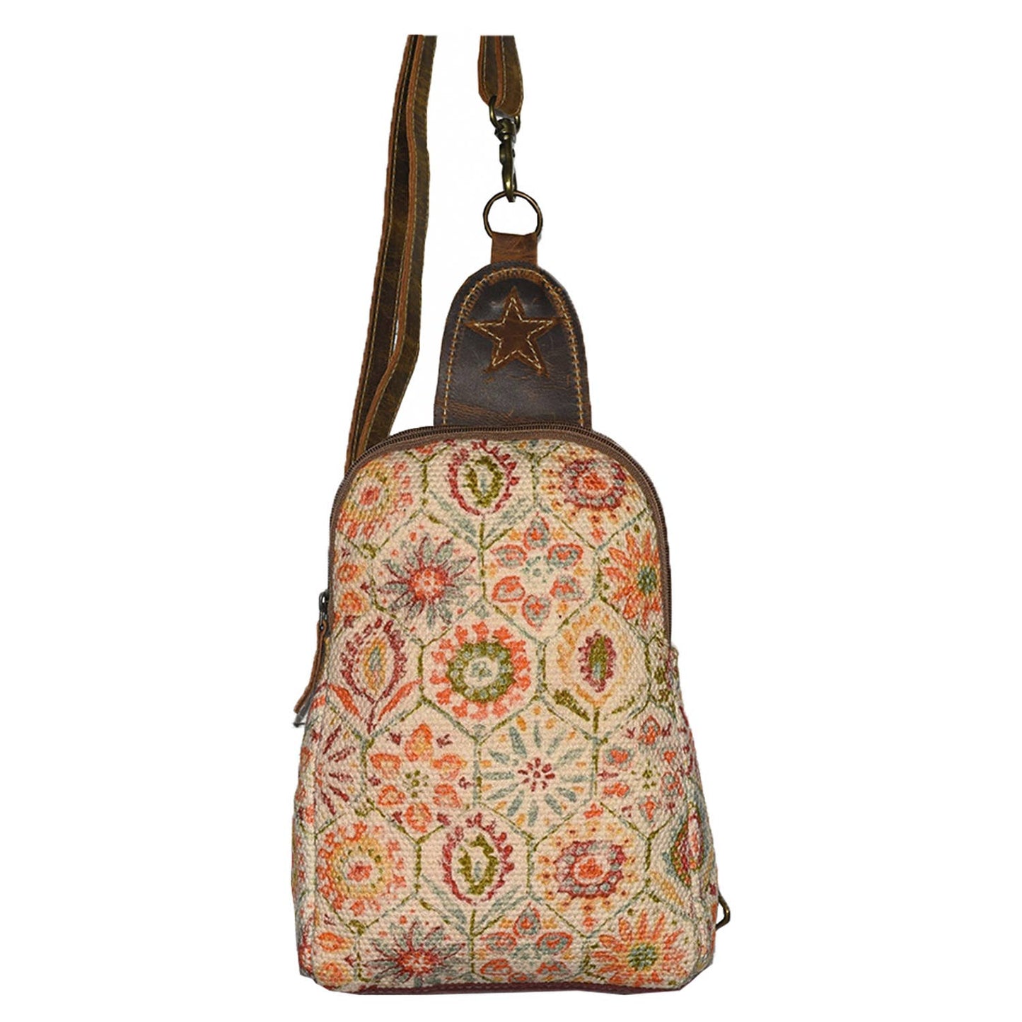 Canvas & Leather Trido Fanny Pack