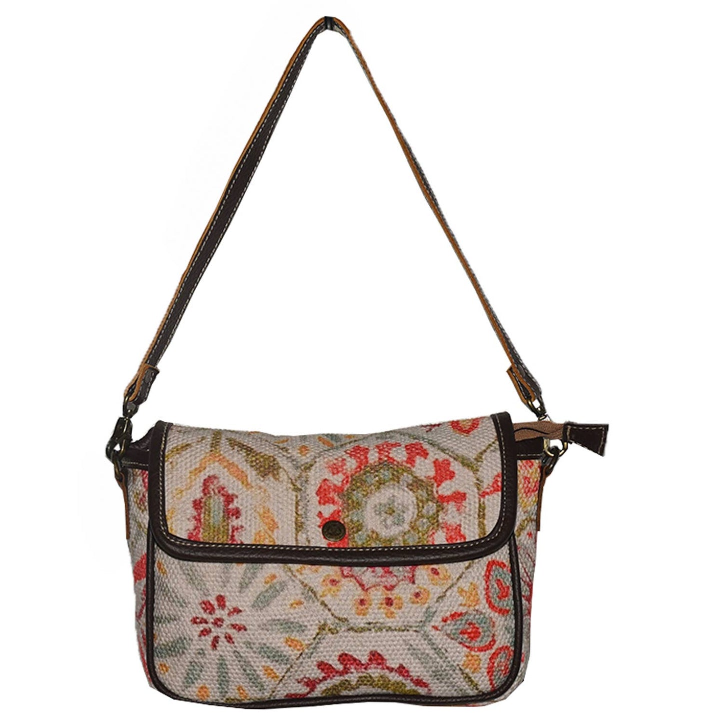 Canvas & Leather Shadow Wrislet Bag