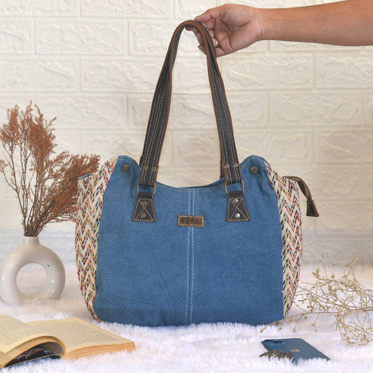 Rihu Messenger Denim Bag
