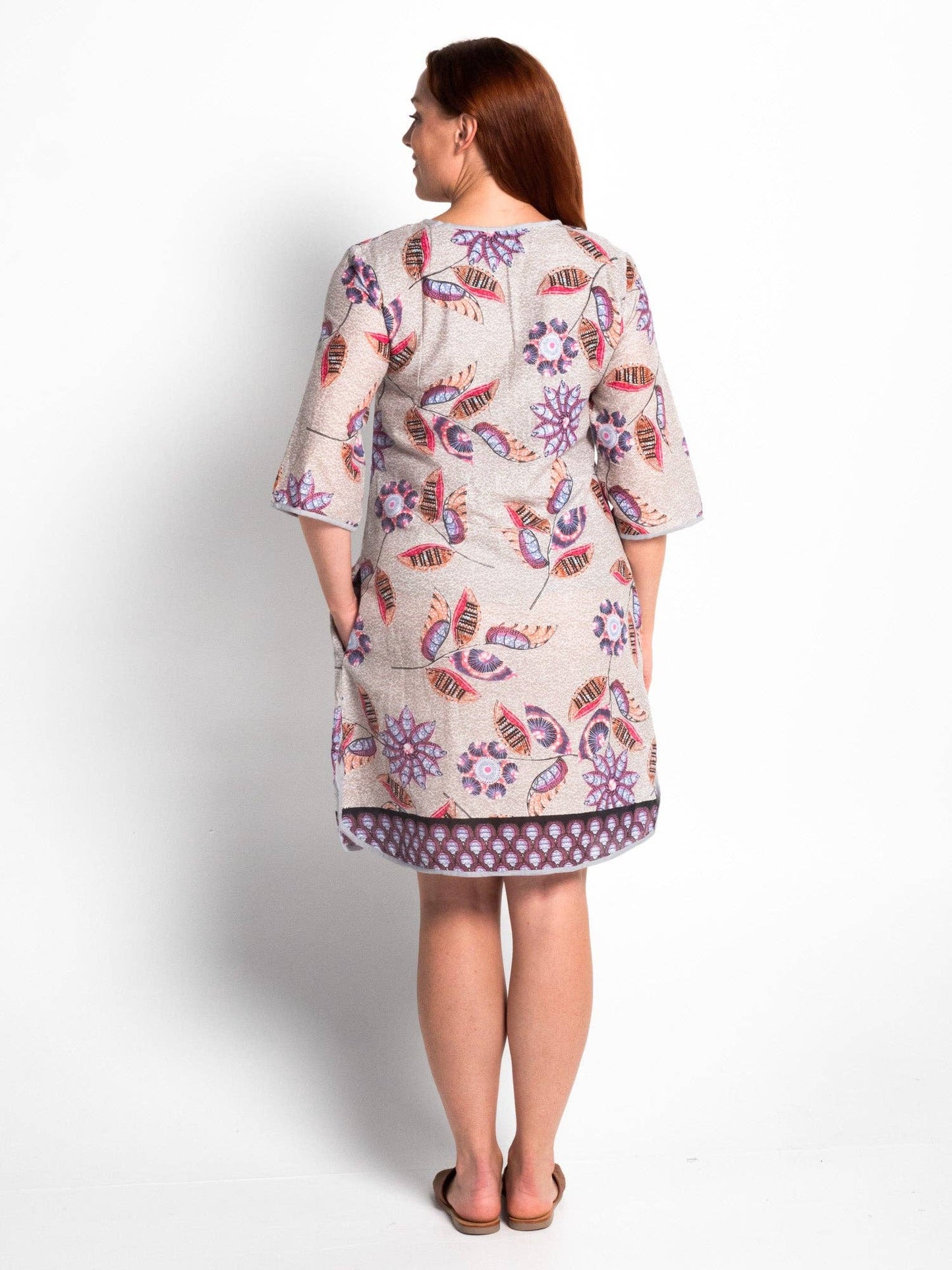 Bangalow Boho Dress In Grey Ce Soir