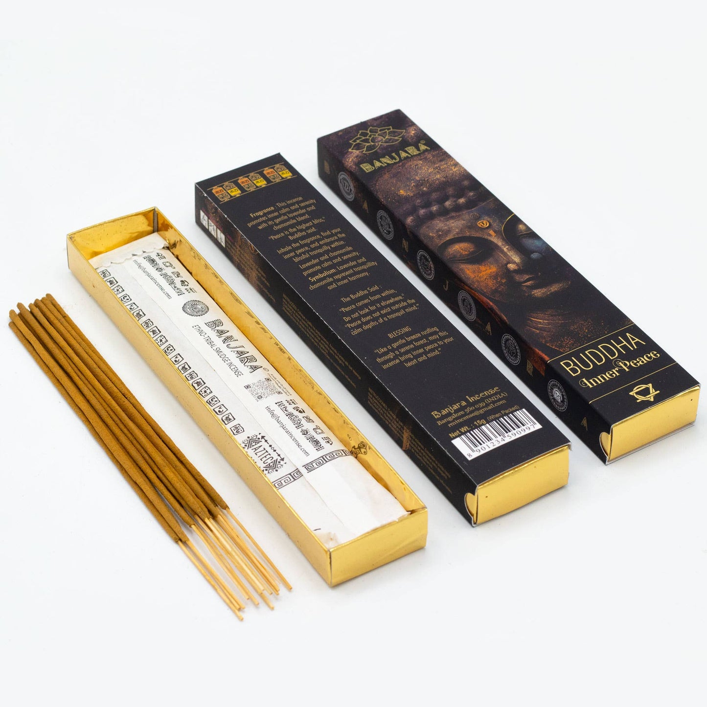 Inner Peace Buddha Incense Sticks 15gms Banjara