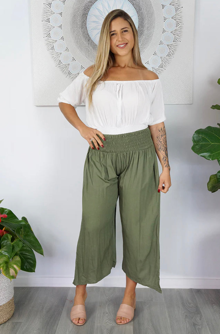 3/4 Bazaar Pants Free Size