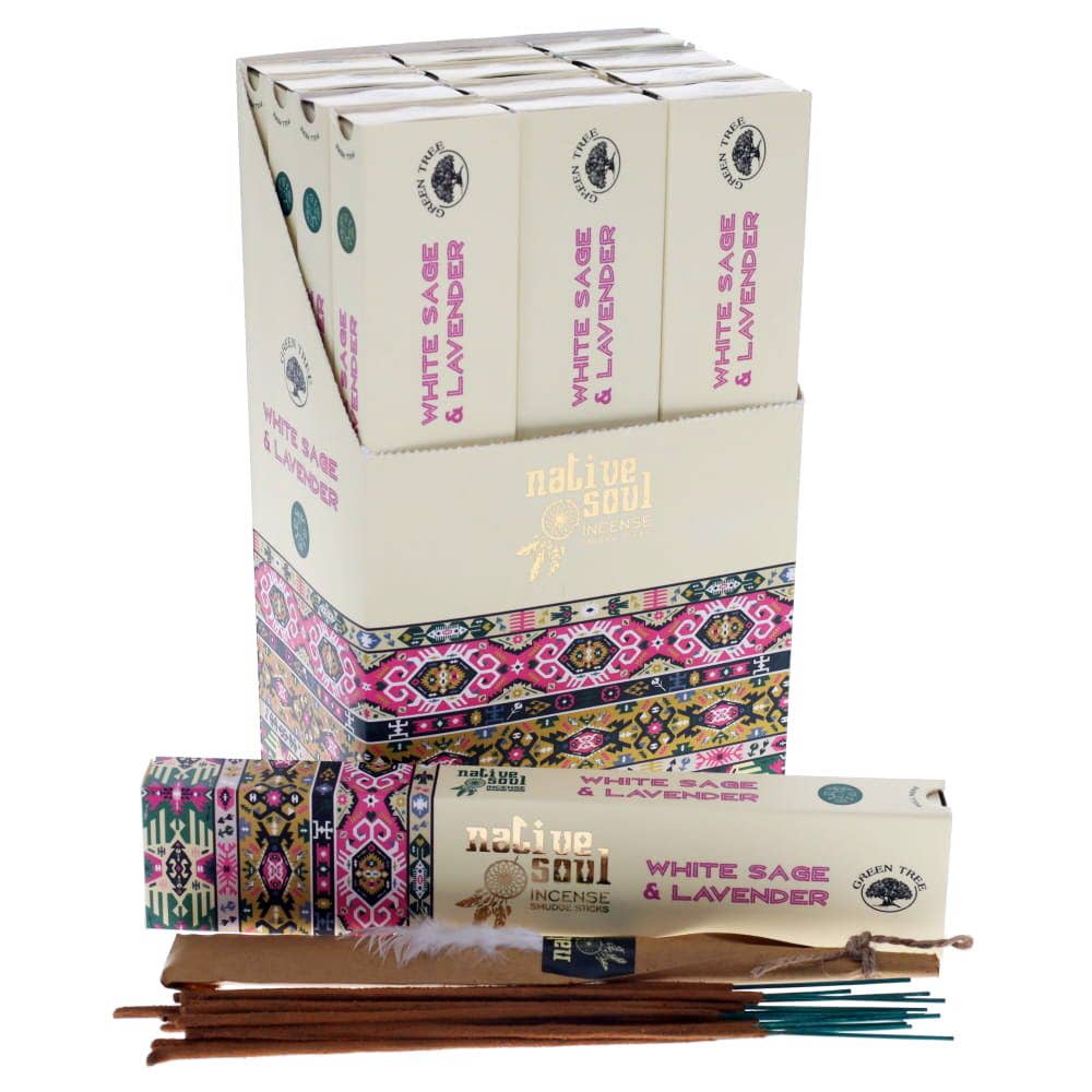 Native Soul 15gms - White Sage and Lavender Incense