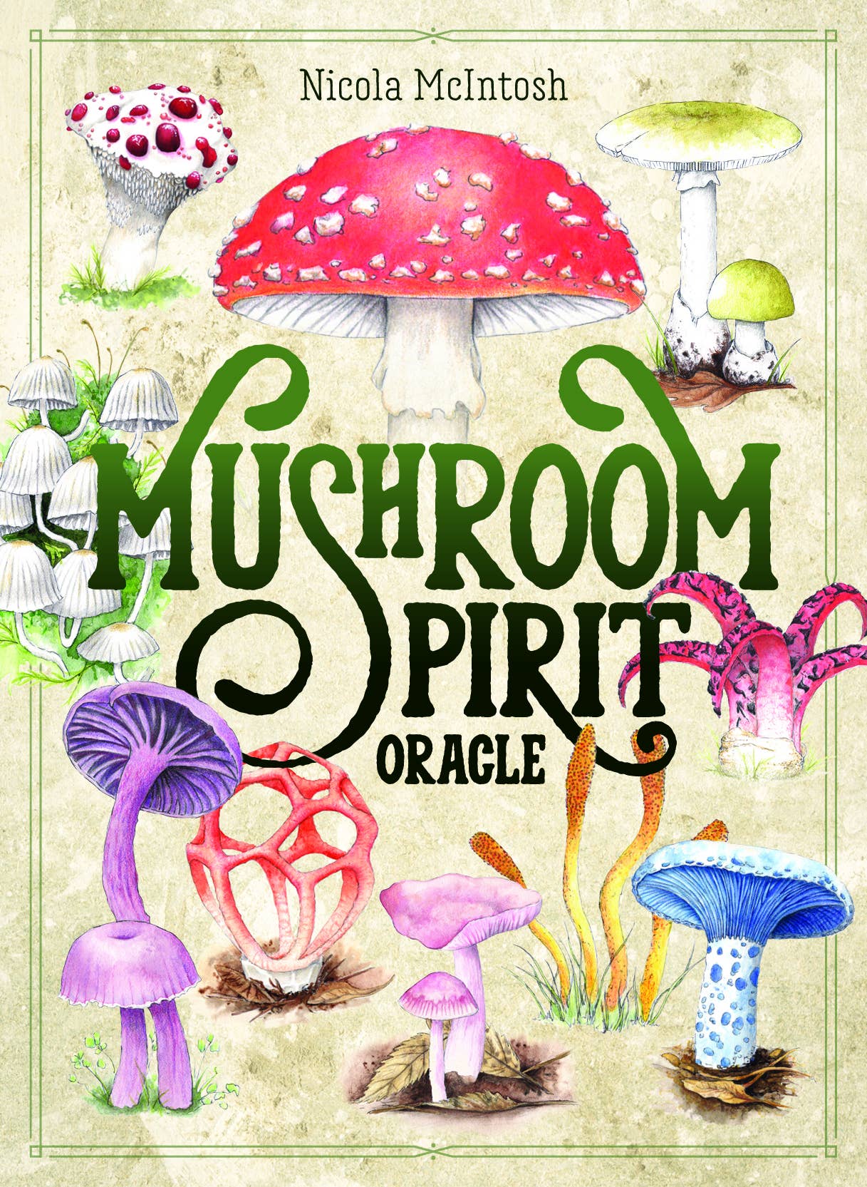Mushroom Spirit Oracle (36 Cards & 112-Page Book)