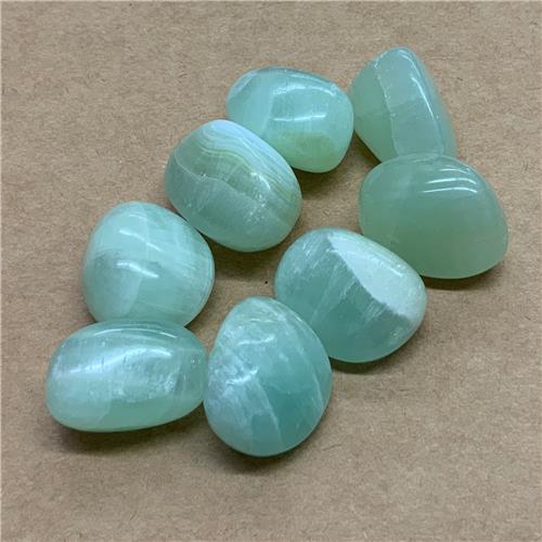 Pistachio Calcite Tumbled