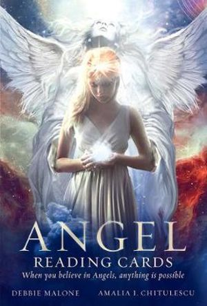 Angel reading Cards