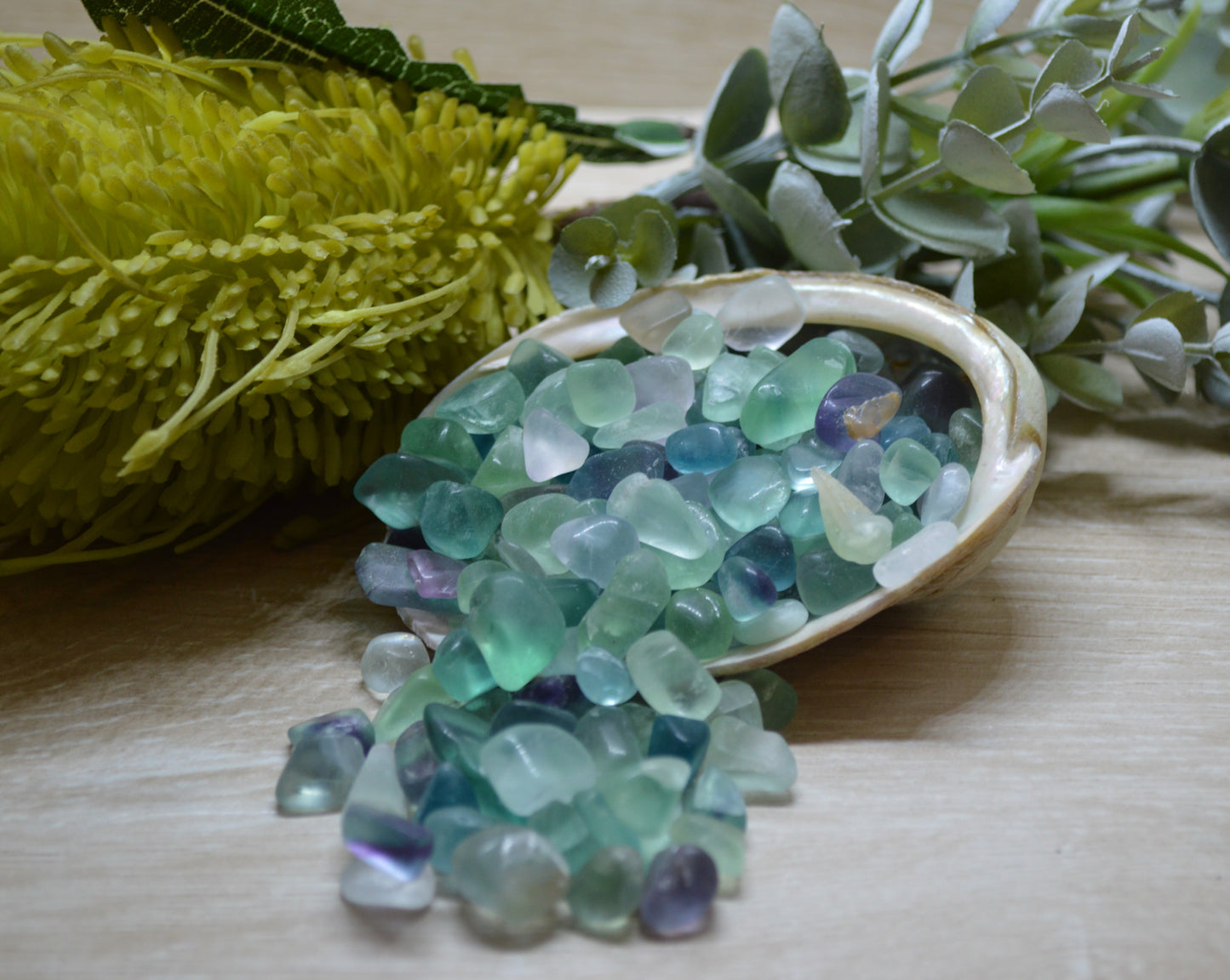 Fluorite Crystal Chips - 100g