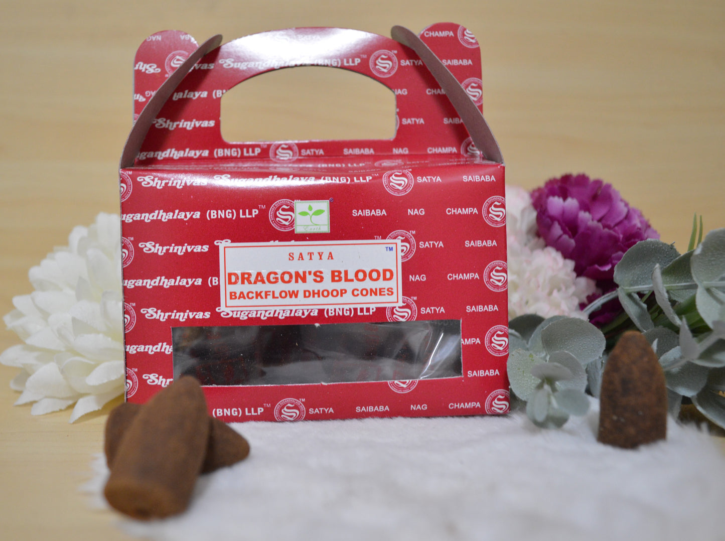 Dragons Blood Backflow Cones - Satya