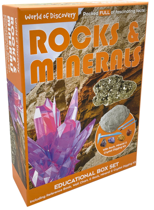 Rocks and Minerals Educational Box set