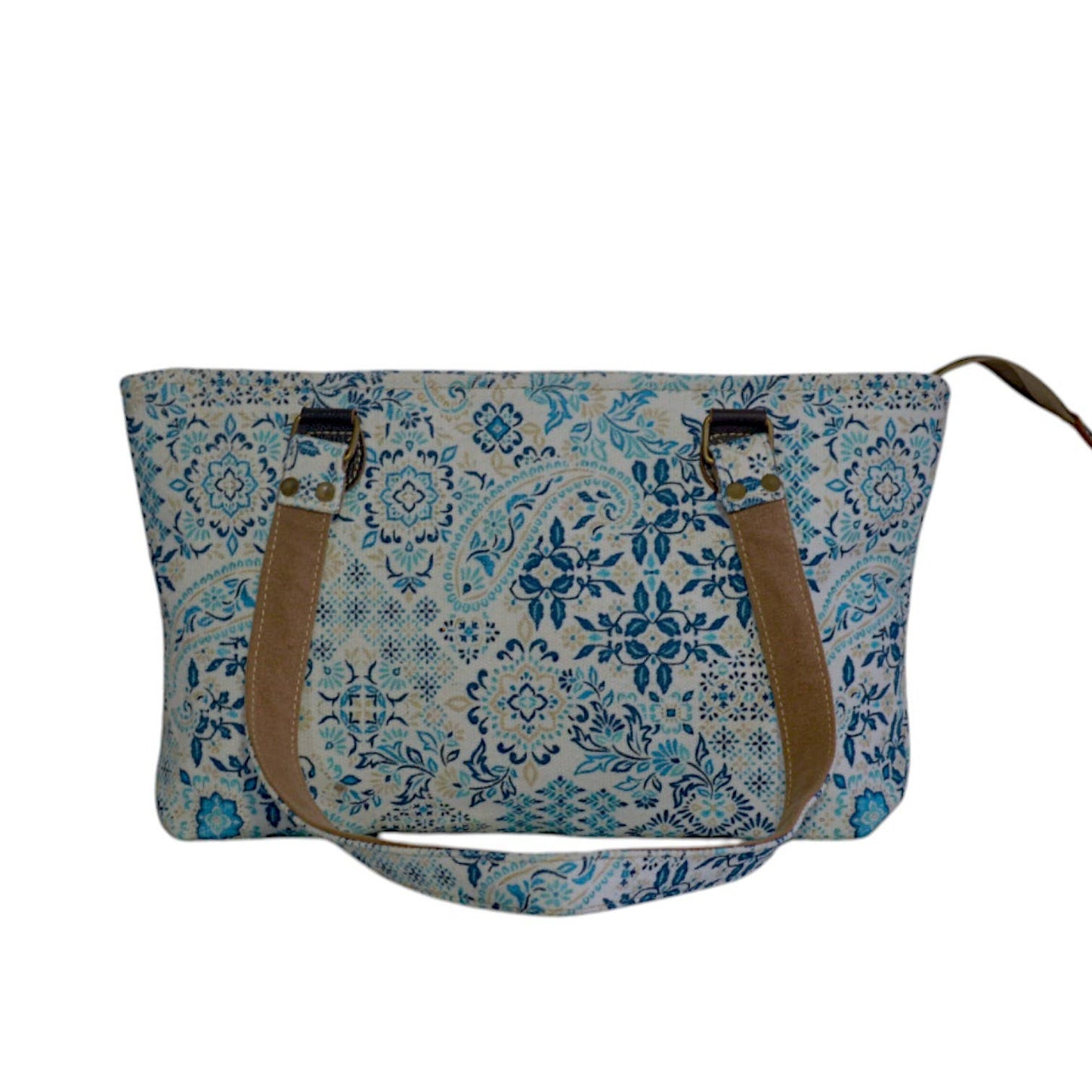 Canvas & Leather Small Shoulder Rydo Wrislet Bag