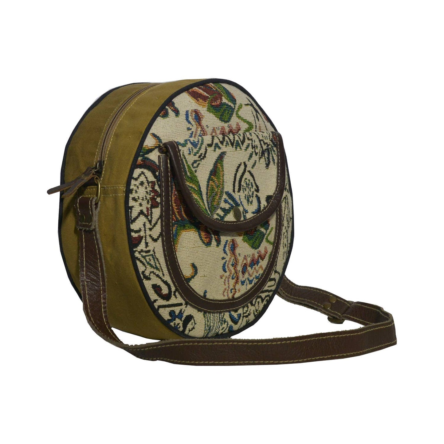 Canvas & Leather Women's Pocket Canteen Bag