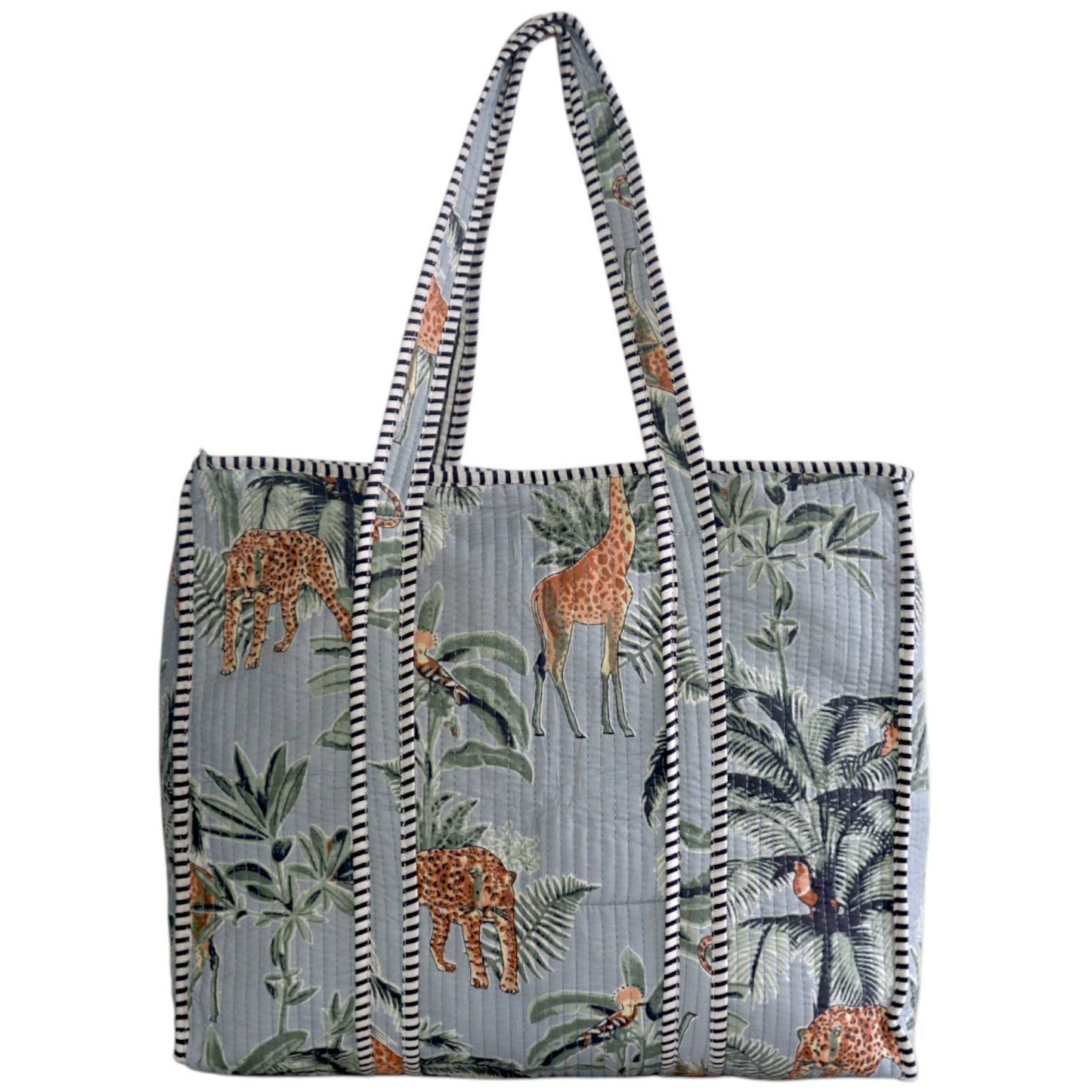 Animal Quilt Messenger Bag