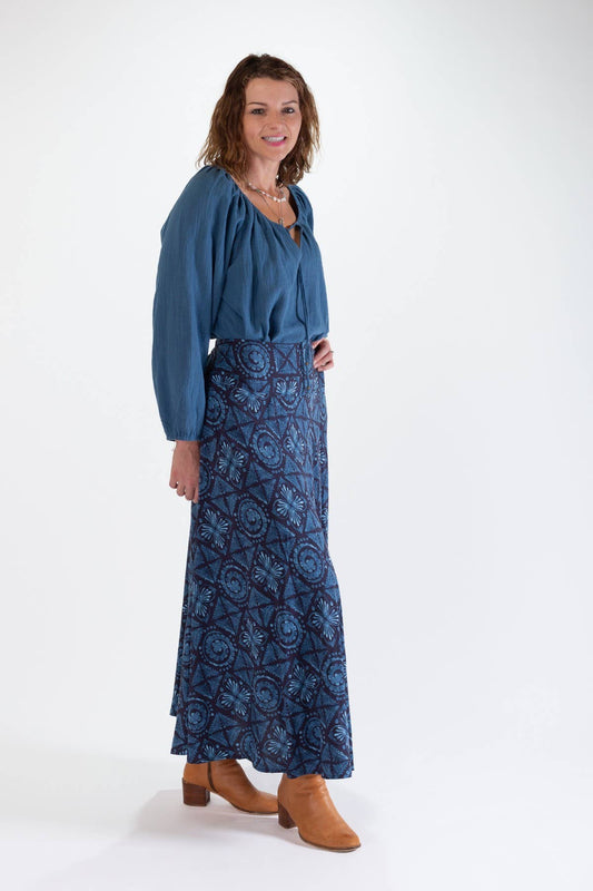 ROSE GYPSY BLOUSE IN COTTON