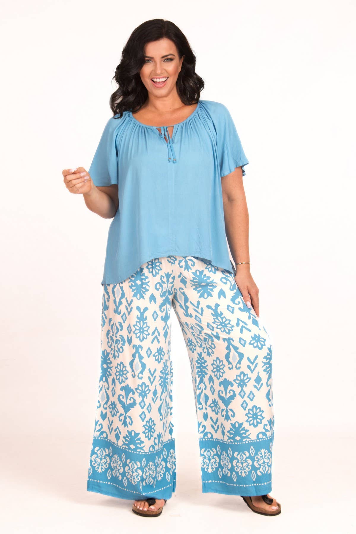 DOLLY - WIDE LEG PALAZZO PANTS