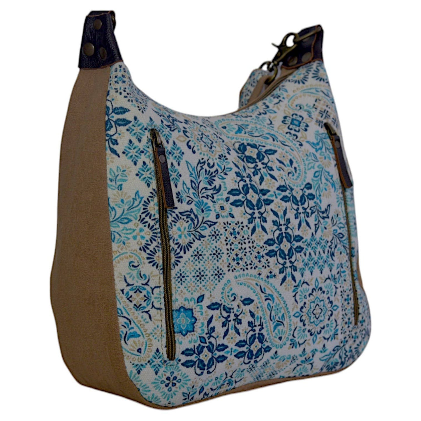 Canvas & Leather Qizo Shoulder Bag