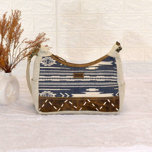 Canvas & Leather Stylevia Shoulder Bag