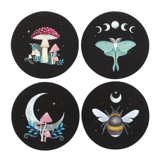 Dark Forest Mdf Coaster Set