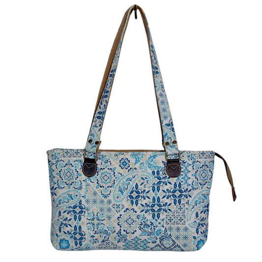 Canvas & Leather Small Shoulder Rydo Wrislet Bag