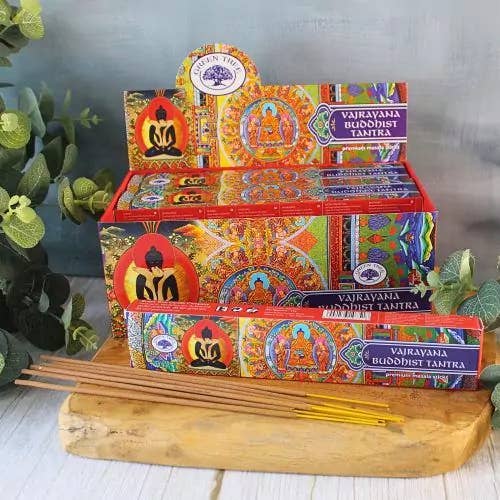 Buddhist Tantra Incense 15gms Sticks Green Tree